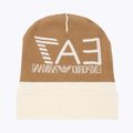 EA7 Emporio Armani Mountain Visibility Beanie berretto invernale vanilla ice / tigers eye 4