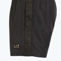 Pantaloncini da bagno EA7 Emporio Armani Gold Label da uomo nero 3