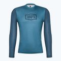 Manica lunga ciclismo uomo 100% Airmatic blu ardesia 3