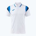 Maglietta da tennis da uomo Joma Terra Polo white/royal