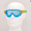 Speedo Sea Squad Maschera da nuoto per bambini Jr azzurro/verde fluo/arancio fluo/chiaro 7