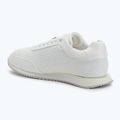 Calvin Klein Scarpe Donna HW0HW02574 Runner Lace Up Mono Pu Triple Bright White 3