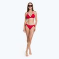 Tommy Hilfiger Costume da bagno sfacciato con laccetti laterali, fondo rosso 5