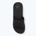 Calvin Klein infradito donna YW0YW01725 Beach Wedge Slide Canvas triple nero 5
