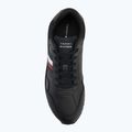 Scarpe da uomo Tommy Hilfiger New Runner Eva Lth Stripes nere 5