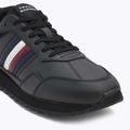 Scarpe da uomo Tommy Hilfiger New Runner Eva Lth Stripes nere 7