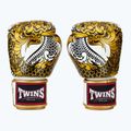 Guanti da boxe Twins Special Fancy FBGVL3-52 bianco/oro 2