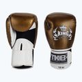 Guantoni da boxe Top King Muay Thai Empower bianco/oro