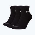 Calzini Nike Everyday Plus Cushioned Ankle 3 paia black/white