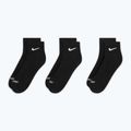 Calzini Nike Everyday Plus Cushioned Ankle 3 paia black/white 3