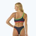 Rip Curl Gigi One Shoulder, top del costume da bagno in denim scuro 4