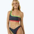 Rip Curl Gigi One Shoulder, top del costume da bagno in denim scuro 5