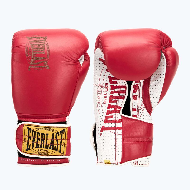 Guantoni da boxe Everlast 1910 Classic Pro rossi 7