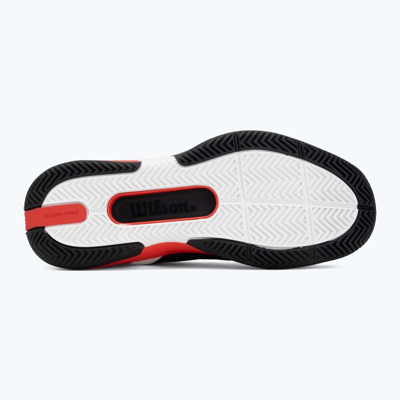 Scarpe da tennis da uomo Wilson Rush Pro 5 black/infrared/white 4