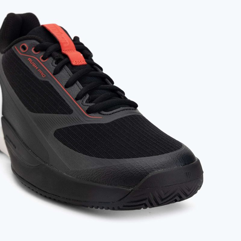 Scarpe da tennis da uomo Wilson Rush Pro 5 black/infrared/white 7
