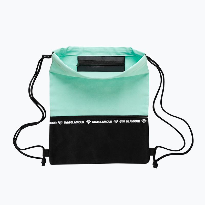 Borsa da ginnastica Glamour da donna menta 3