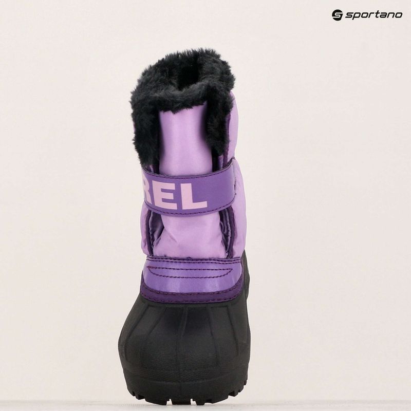 Sorel Bambini Snow Commander gumdrop/viola viola stivali da neve 16