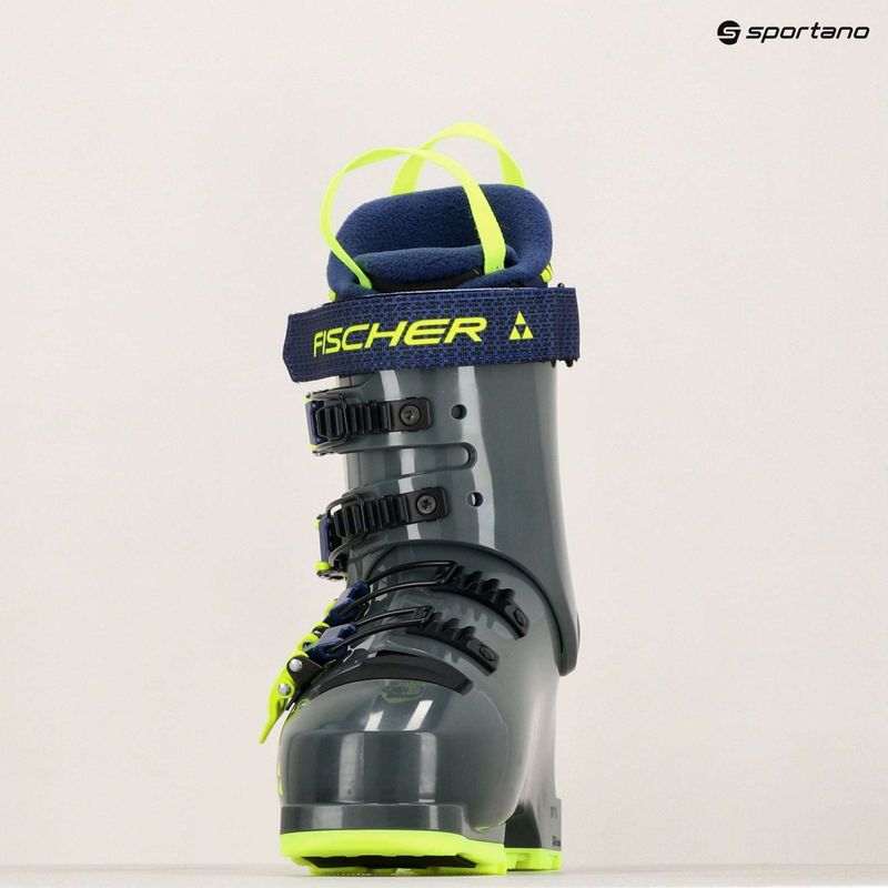 Scarponi da sci Fischer RC4 60 JR GW per bambini grigio rhino/grigio rhino 7