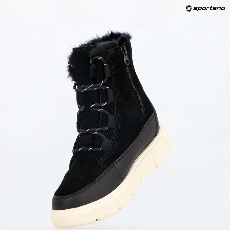 Sorel Youth Sorel Explorer III Lace nero/sale marino stivali da neve per bambini 15