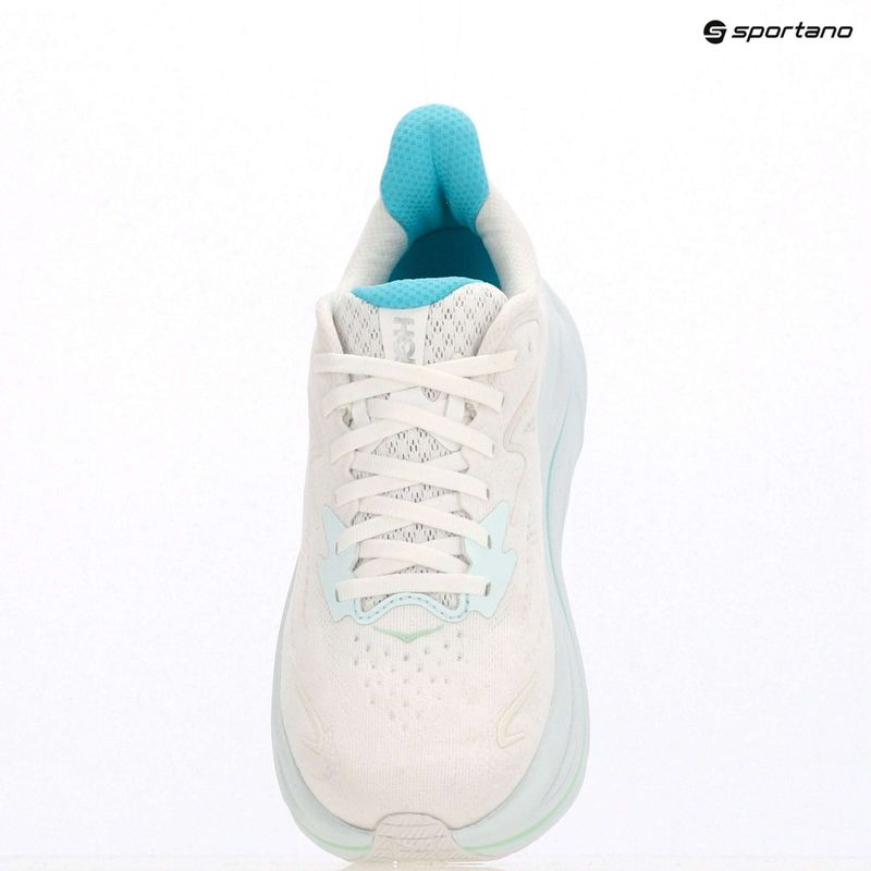 Scarpe da corsa da donna HOKA Clifton 10 bianco/cielo blu 9