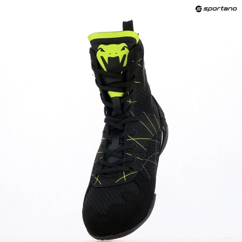 Scarpe da boxe Venum Training Camp 4.0 nero/verde da uomo 15