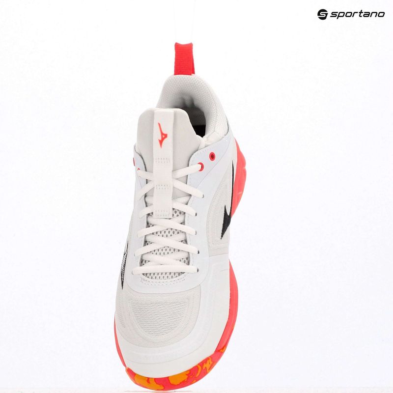 Scarpe da pallavolo Mizuno Wave Luminous 3 bianco/corallo infuocato 2/citrus 15
