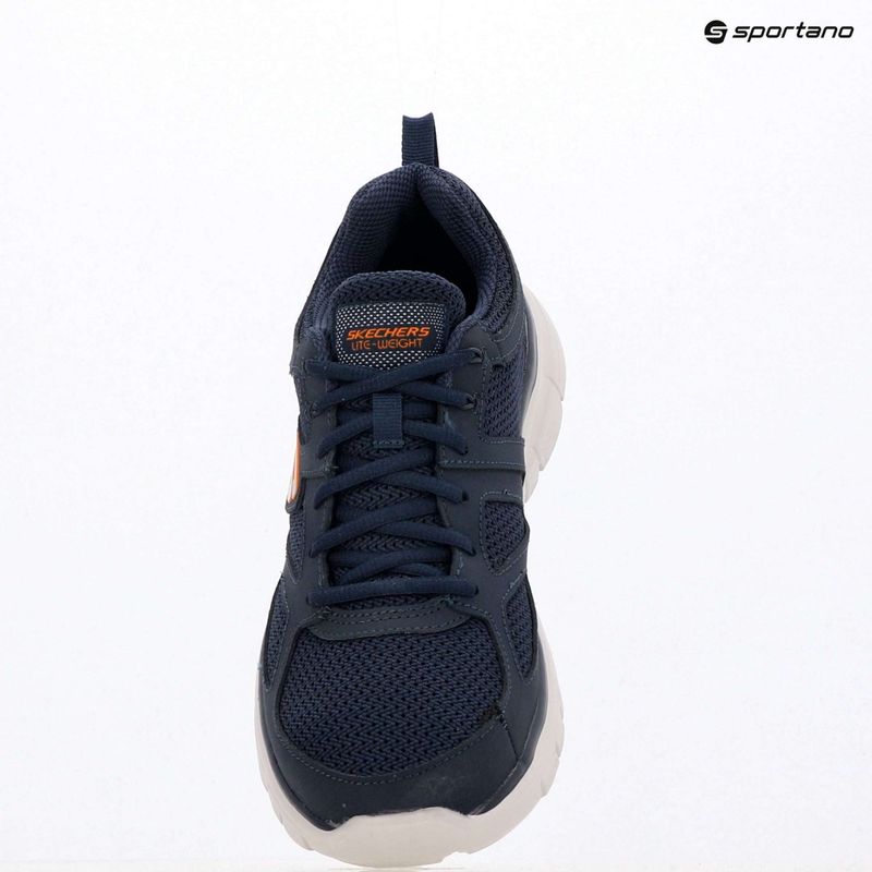 SKECHERS Burns Agoura, scarpe da uomo blu/arancione 9
