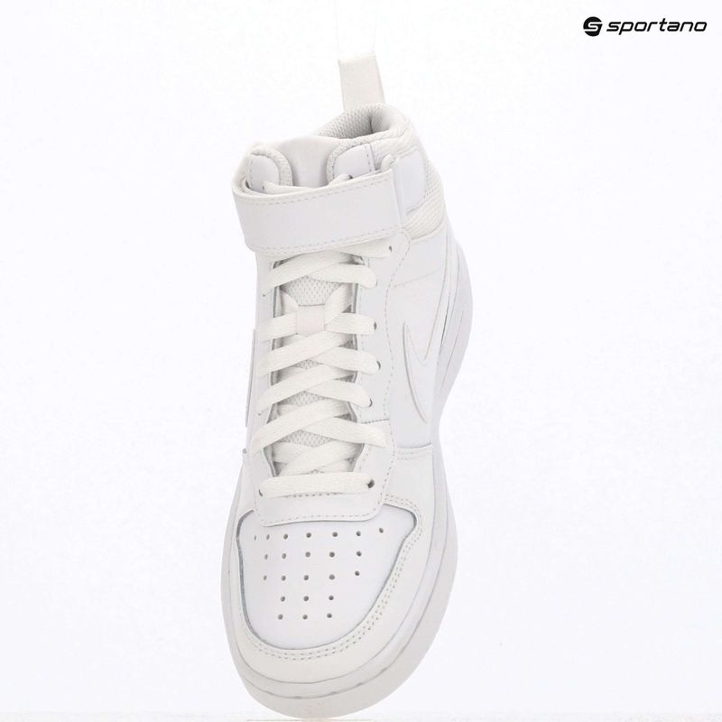 Scarpe Nike Court Borough Mid 2 white/white/white 10