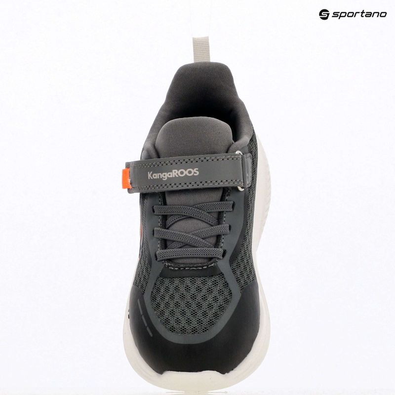 Scarpe per bambini KangaROOS K-RDI Pebble EV steel grey/neon orange 9