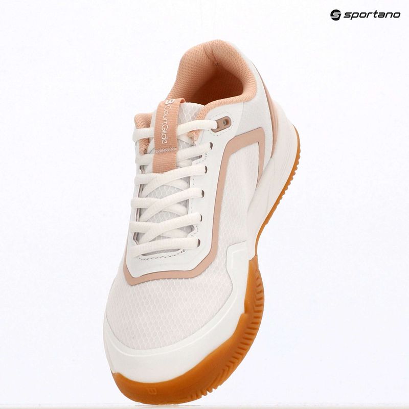 Scarpe da tennis da donna Wilson Courtglide white/cameo rose/gum 11
