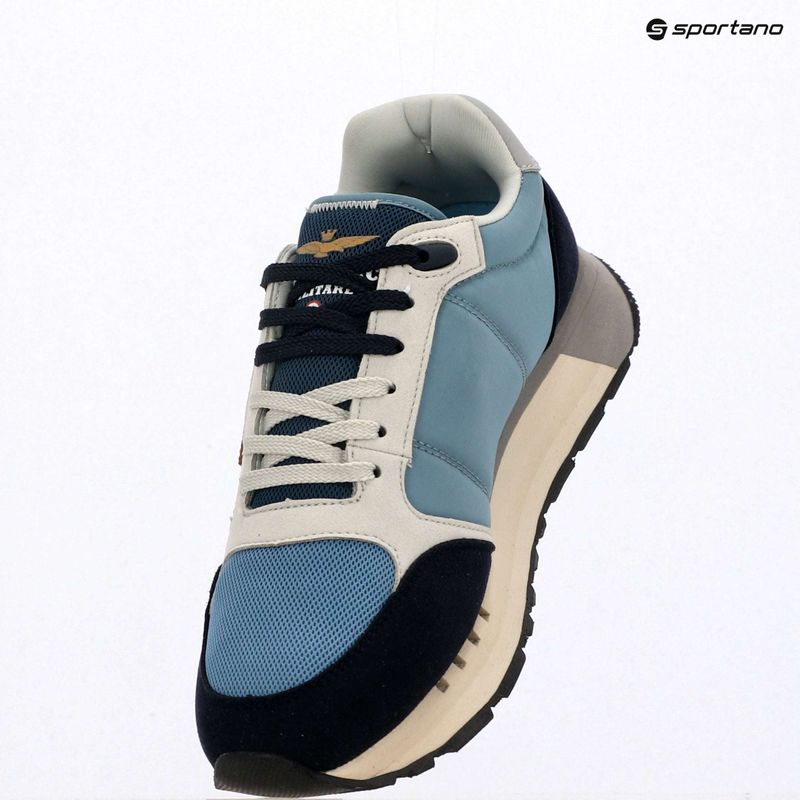 Scarpe da uomo Aeronautica Militare SC0292UCT03331 avio/blu navy 9