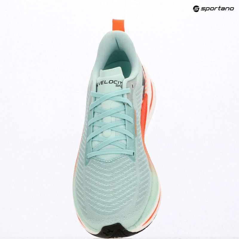 Scarpe da running da uomo Under Armour Velociti SPD refresh mint/electric tangerine/mod gray 9