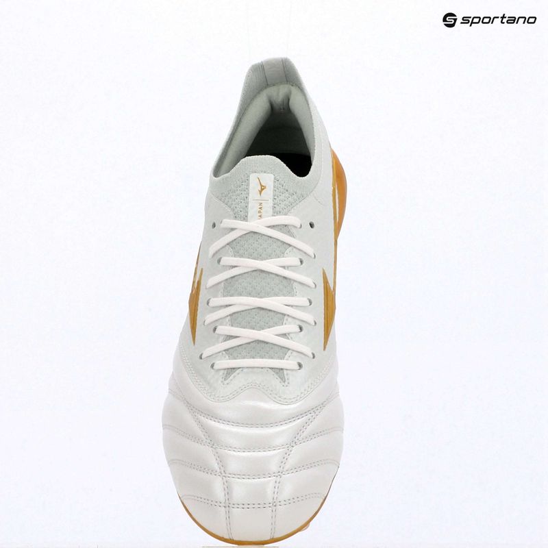 Scarpe da calcio Mizuno Morelia Neo IV Beta Japan FG white/mp gold/cool gray 3c 9