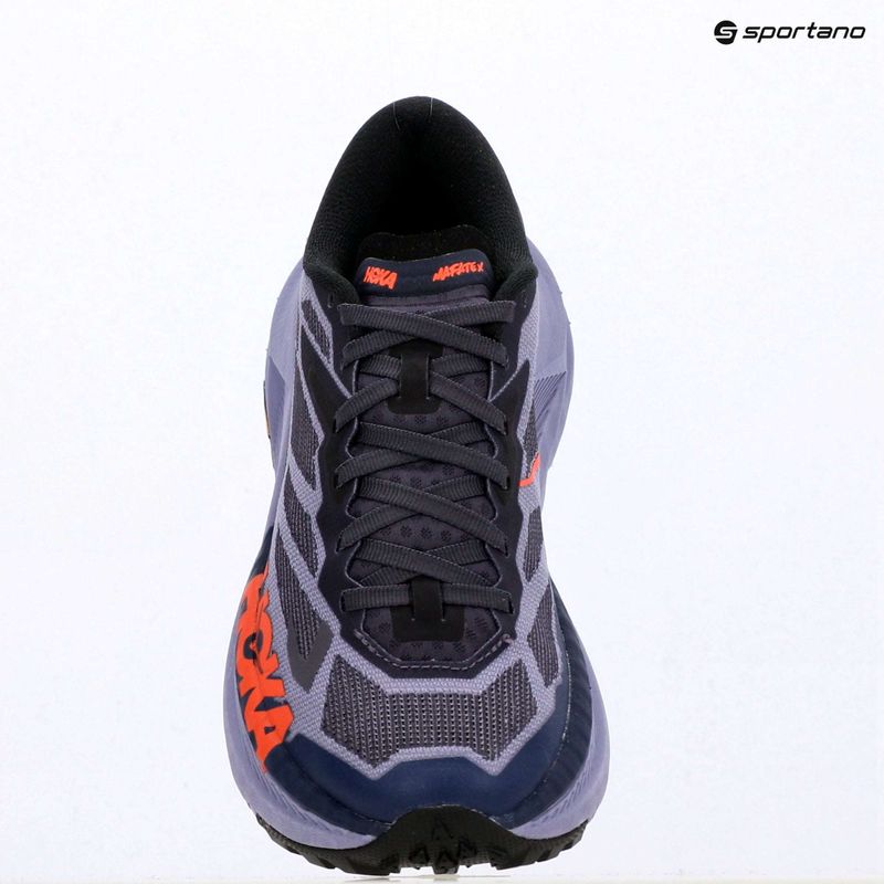 Scarpe da corsa da donna HOKA Mafate X berry jam/squid ink 17