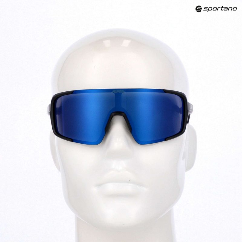 Occhiali da sole Alpina Lumin black matt/blue mirror 7