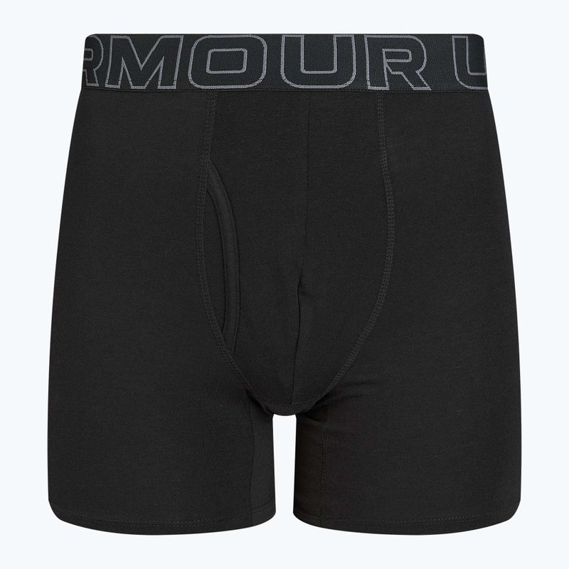 Under Armour Perf Cotton slip da uomo 6" 3 pezzi nero carbone/nero galassia 8