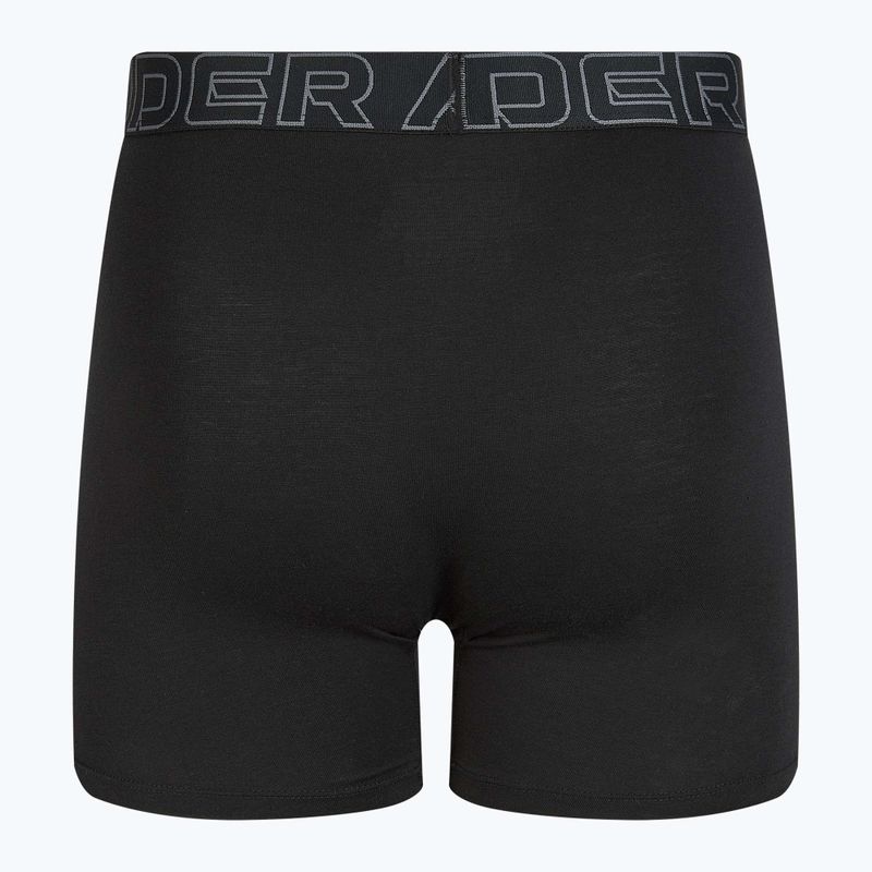 Under Armour Perf Cotton slip da uomo 6" 3 pezzi nero carbone/nero galassia 9