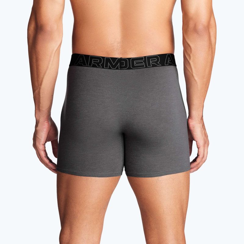 Under Armour Perf Cotton slip da uomo 6" 3 pezzi nero carbone/nero galassia 12
