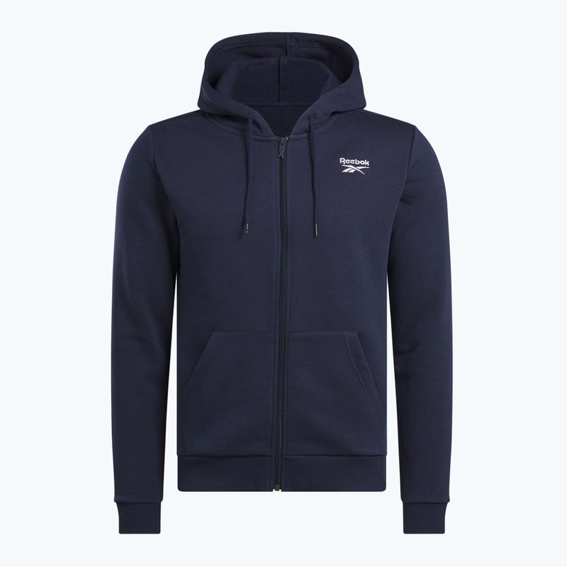 Felpa Reebok Identity SL Fleece FZ vector navy da uomo 4