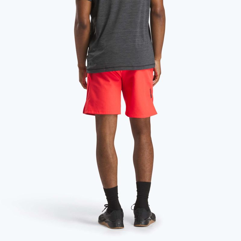 Pantaloncini da allenamento Reebok Athlete Strenght energy red da uomo 3