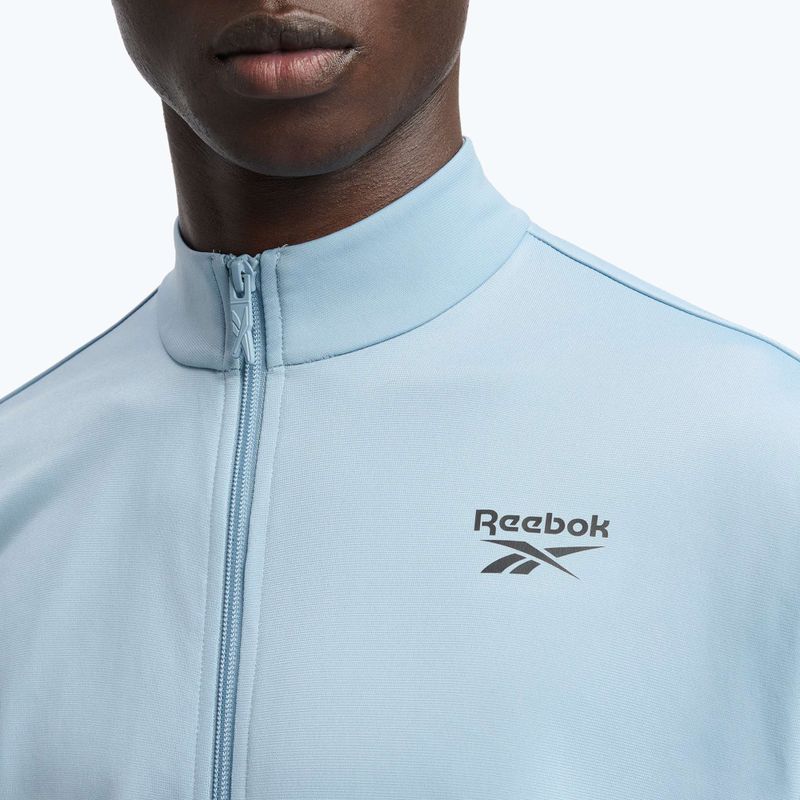 Felpa Reebok Identity Vector Knit upgrade uomo blu 4