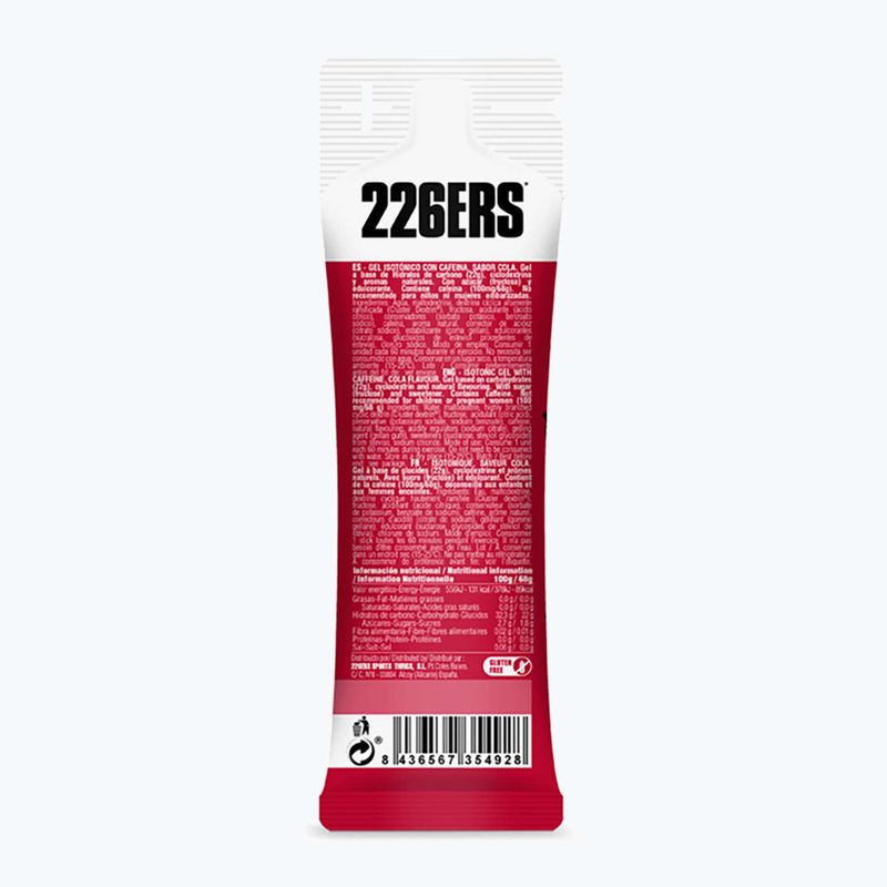 226ERS Set di gel energetici isotonici alla caffeina 24 pz. x 68 g cola 3