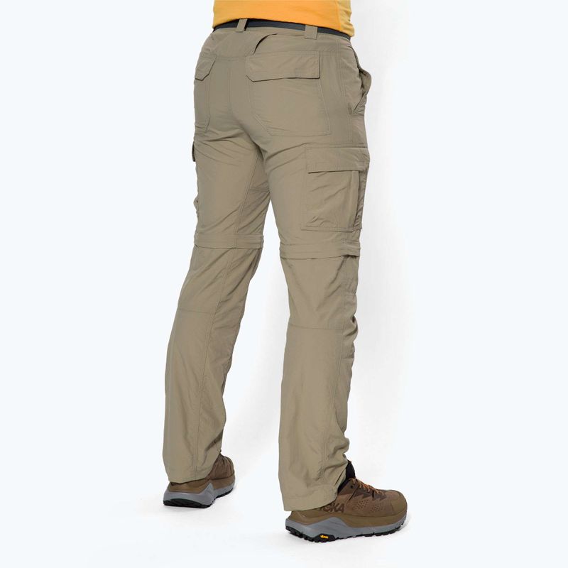 Pantaloni da trekking Columbia Silver Ridge II Convertible tusk da uomo 3