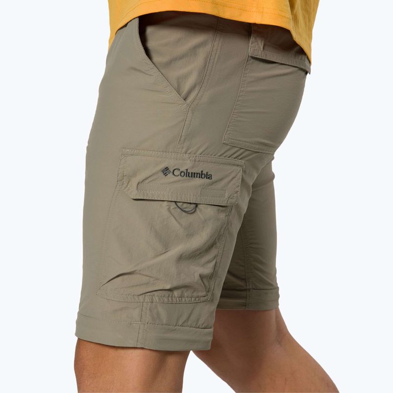 Pantaloni da trekking Columbia Silver Ridge II Convertible tusk da uomo 5