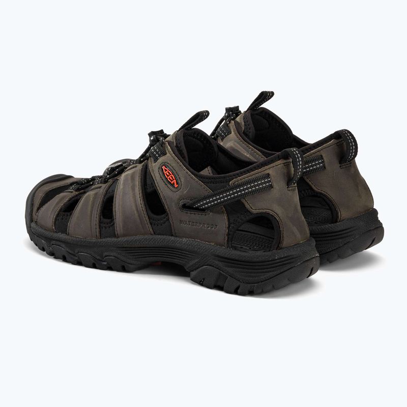 KEEN Targhee III sandali da uomo grigio/nero 3