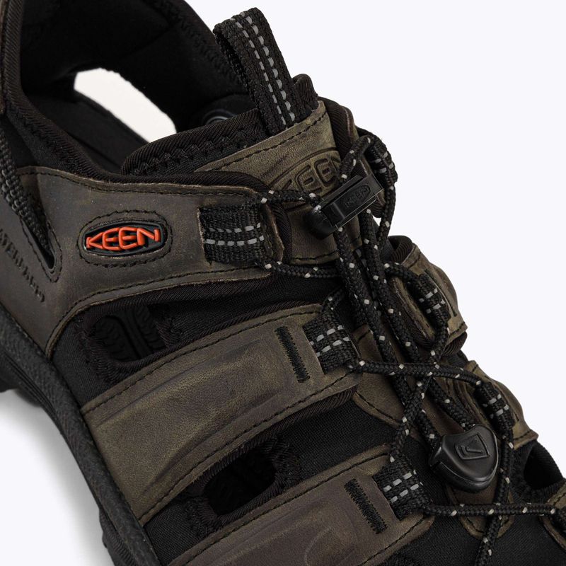 KEEN Targhee III sandali da uomo grigio/nero 8
