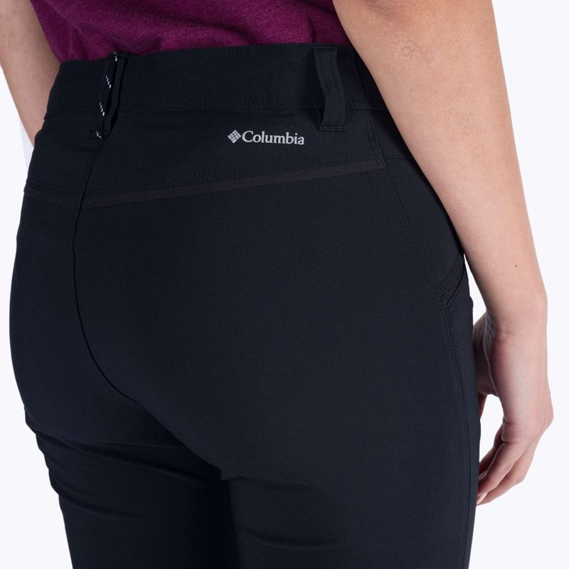 Pantaloni softshell Columbia Peak to Point donna nero 4