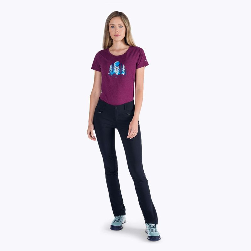 Pantaloni softshell Columbia Peak to Point donna nero 6