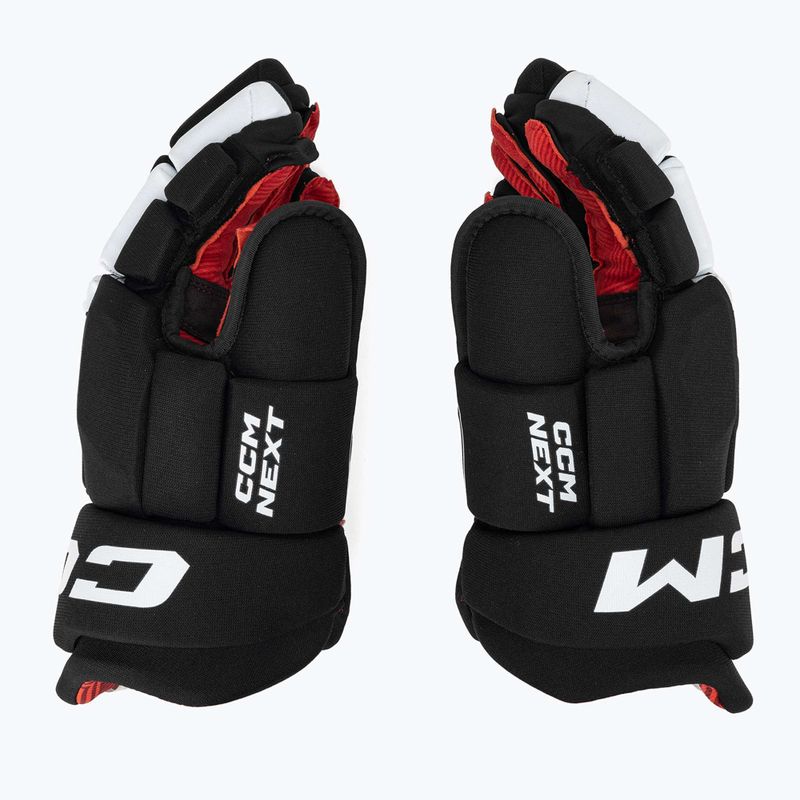 Guanti da hockey CCM Next SR nero/bianco 4