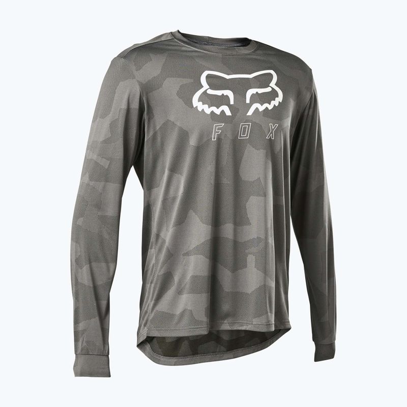 Maniche lunghe ciclismo uomo Fox Racing Ranger Tru Dri grigio 4